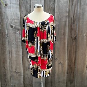 Vintage nautical inspired midi dress